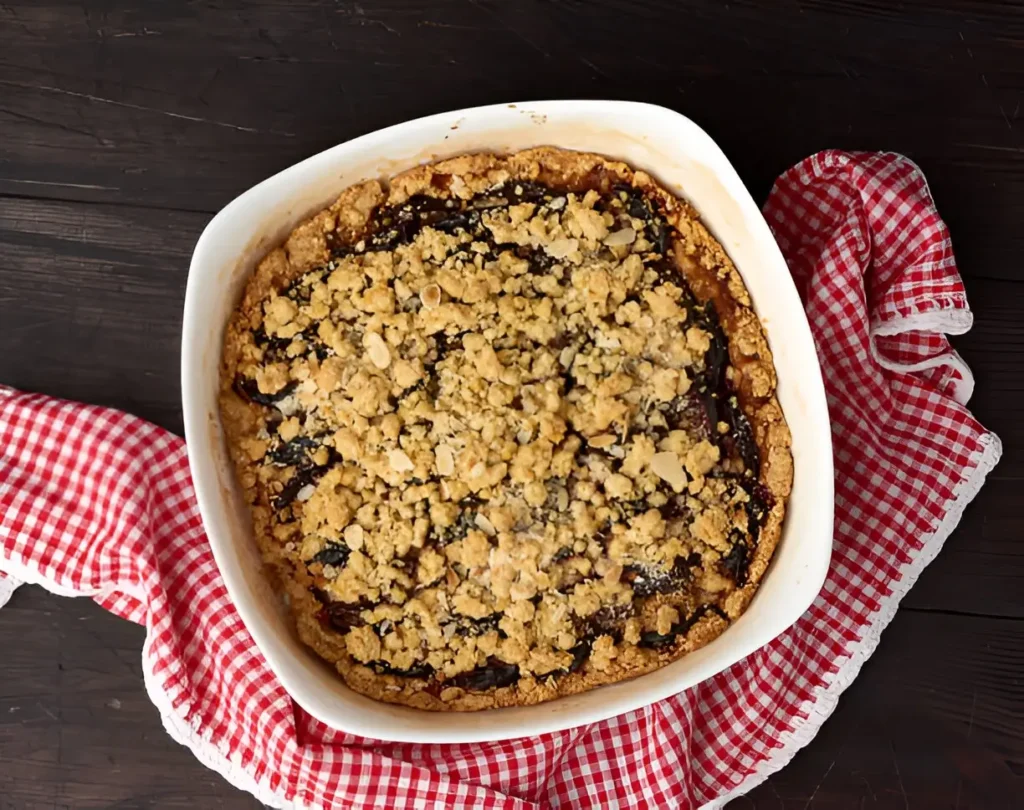 Image of a warm chocolate cobbler served in a bowl, topped with a scoop of vanilla ice cream, highlighting its rich, gooey texture.